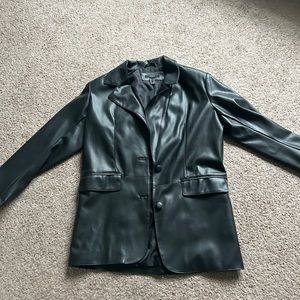 Women’s Faux Leather jacket/blazer